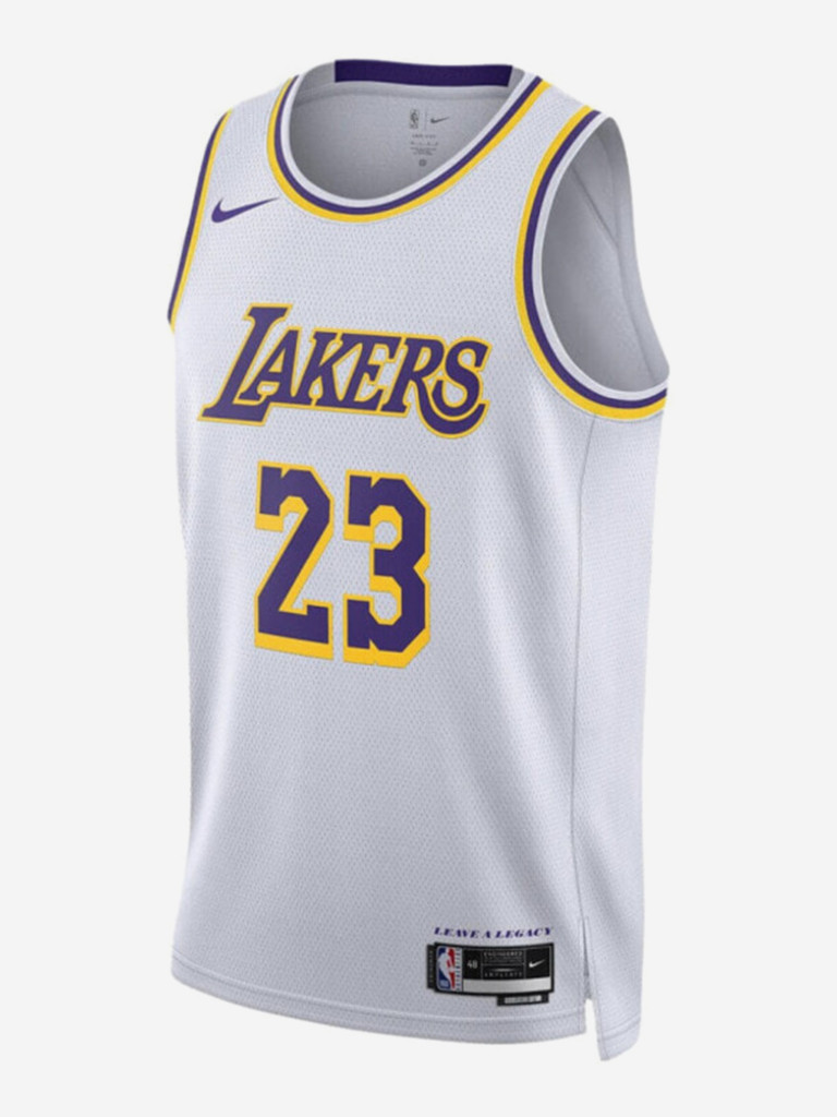 Майка баскетбольная Nike NBA Los Angeles Lakers LeBron James Association Edition Swingman Dri FIT