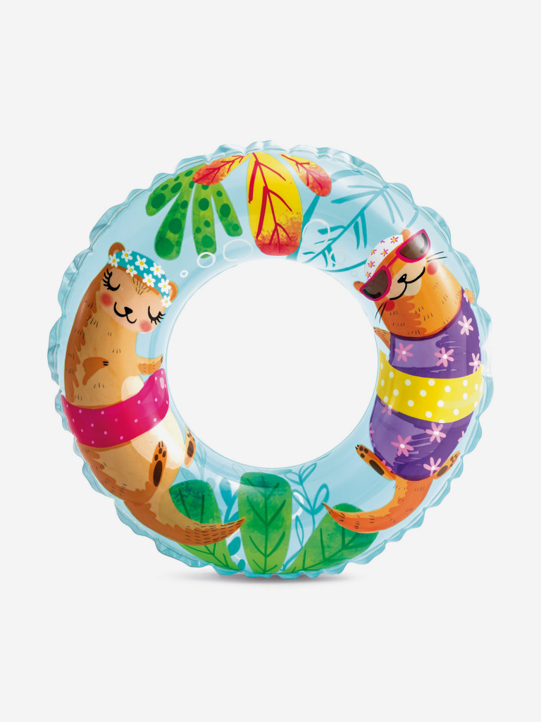 Круг надувной прозрачный Intex 61 см