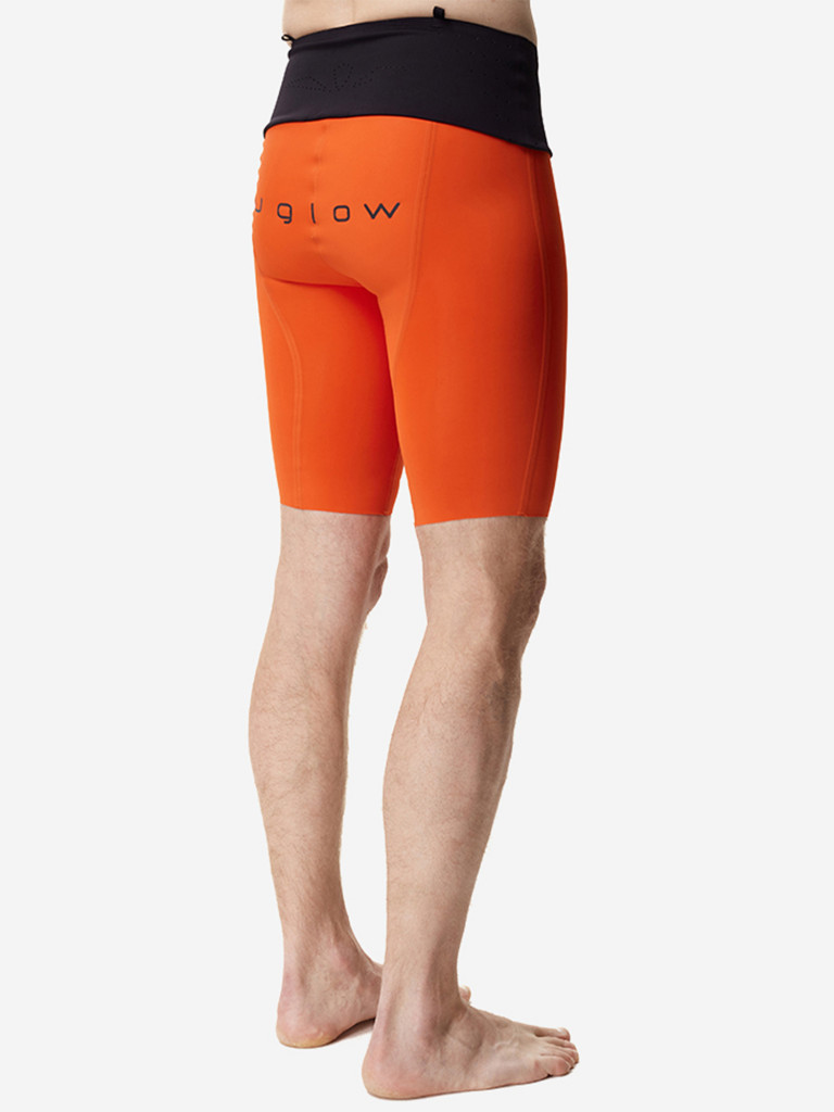 Тайтсы короткие с поясом мужские UGLOW, красный