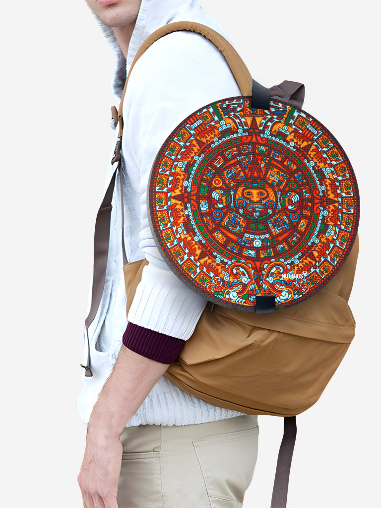 Сидушка туристическая круглая с рисунком