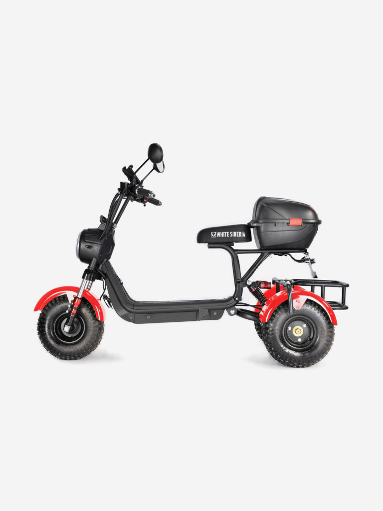 Электроскутер WHITE SIBERIA TRIKE MINI