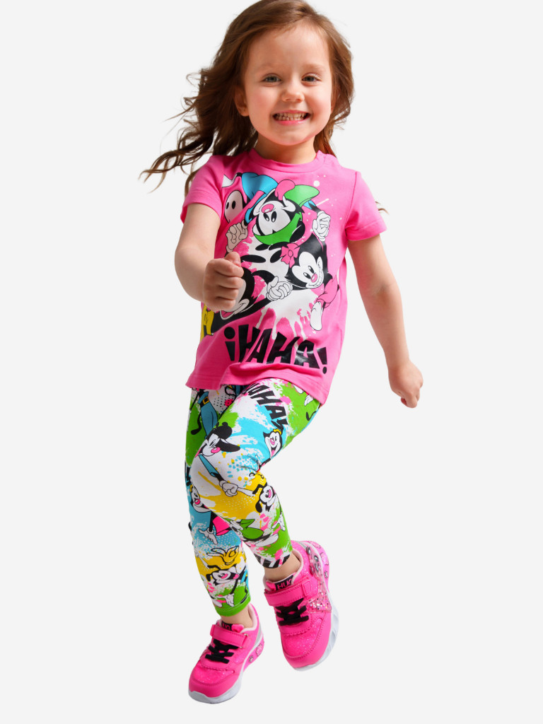 Комплект для девочек: футболка, легинсы PlayToday