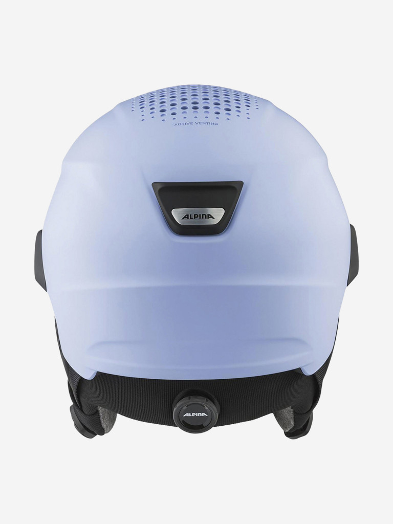 Горнолыжный шлем с визором Alpina Alto Q-Lite Lilac-Black Matt