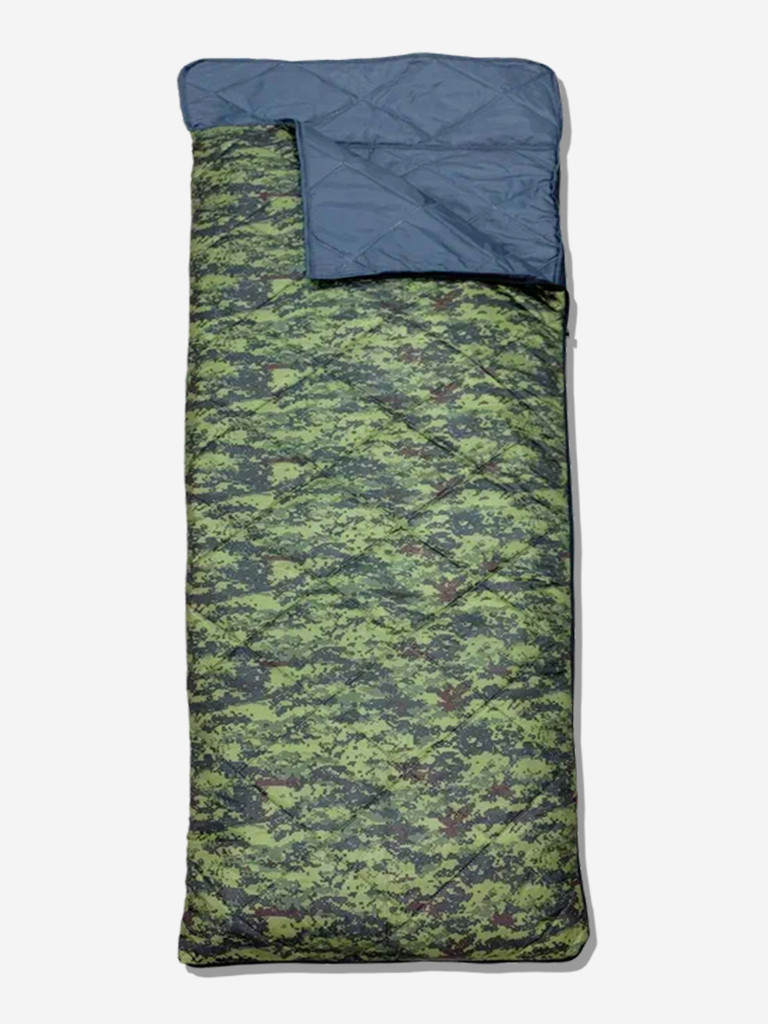 Спальный мешок Фрегат туристический летний с подголовником, камуфляж, ширина 72 см, (150 г/м2)