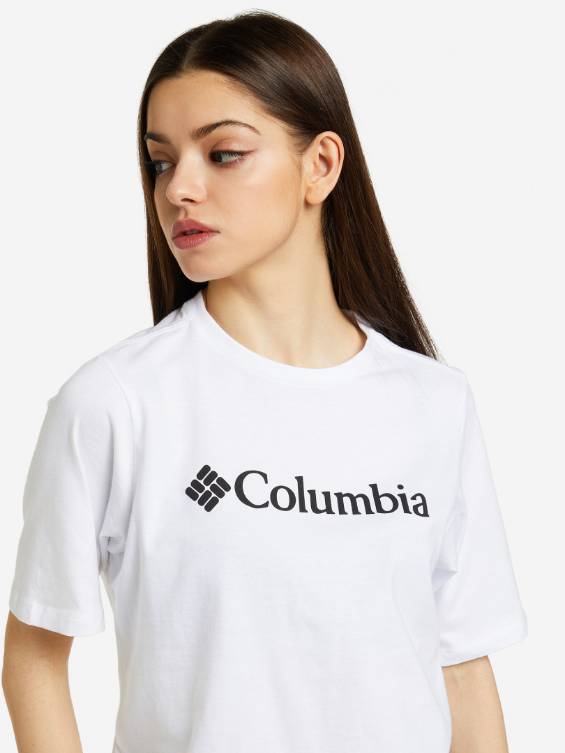 фото Футболка женская columbia north cascades relaxed tee, белый