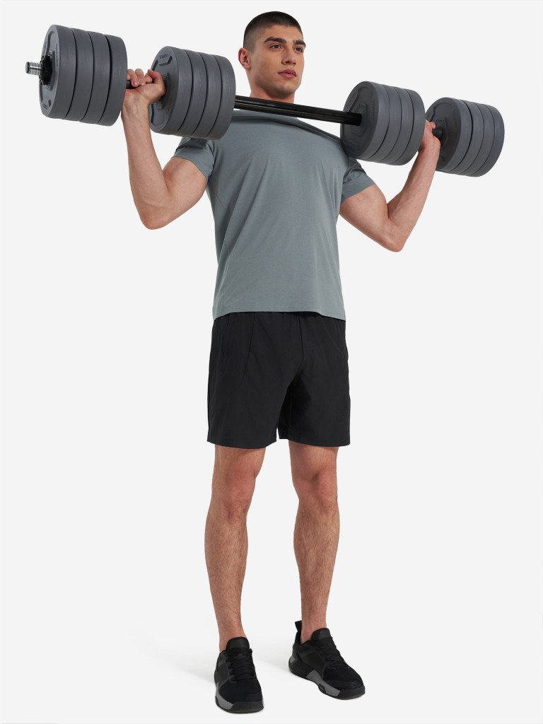 Набор гантели и штанга-переходник Torneo, 43 кг