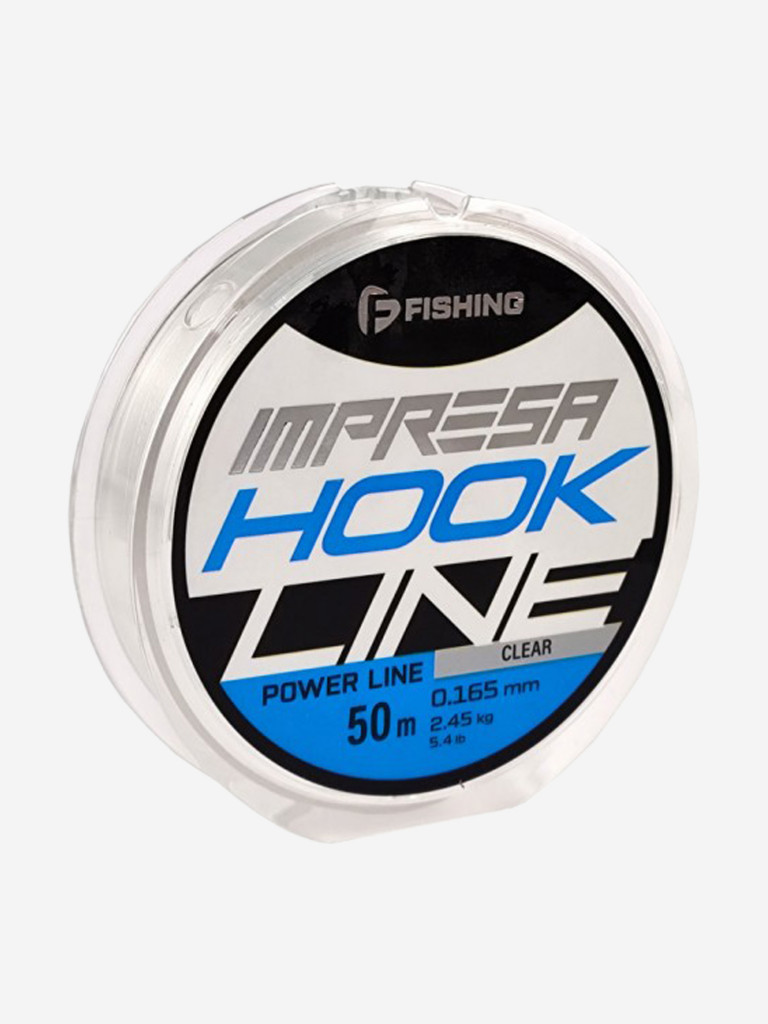 Леска Impresa Hook Line Clear F-FISHING 50м 0,165мм 2,45кг/5,4lb