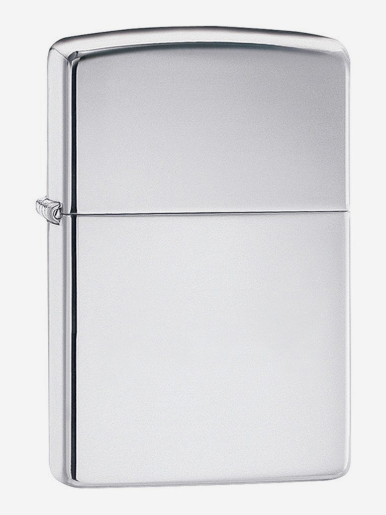 Зажигалка Zippo 250 Classic High Polish Chrome, серебристая глянцевая