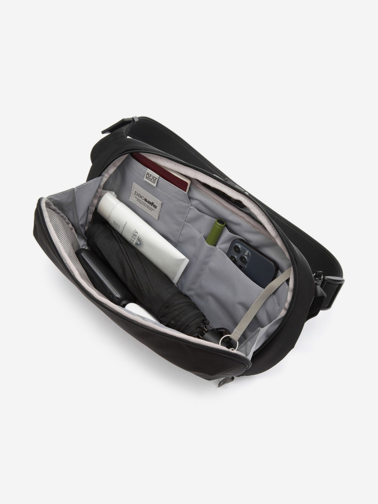 Сумка слинг антивор Pacsafe Metrosafe X urban sling, черный, 5 л.