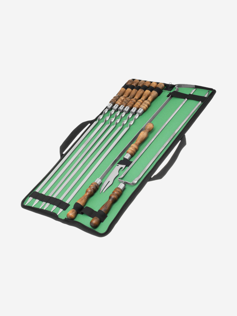 Набор шашлычный 9 предметов в сумке, Camping// Palisad