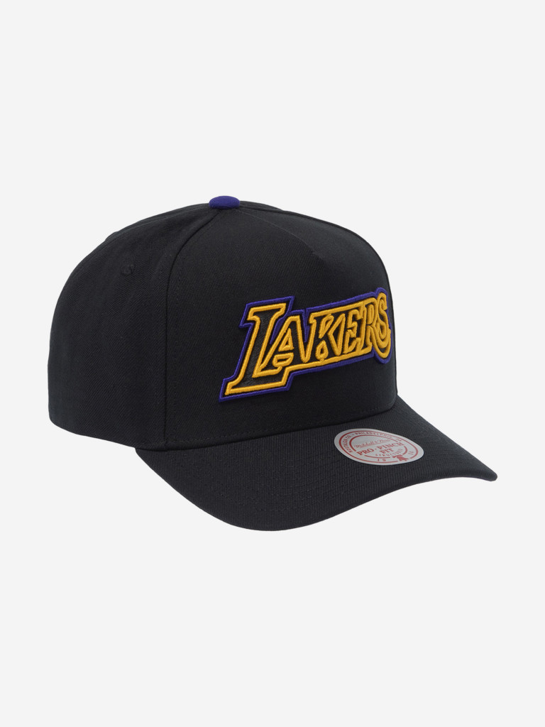 Бейсболка MITCHELL NESS HP12823-LALBLCK Los Angeles Lakers NBA