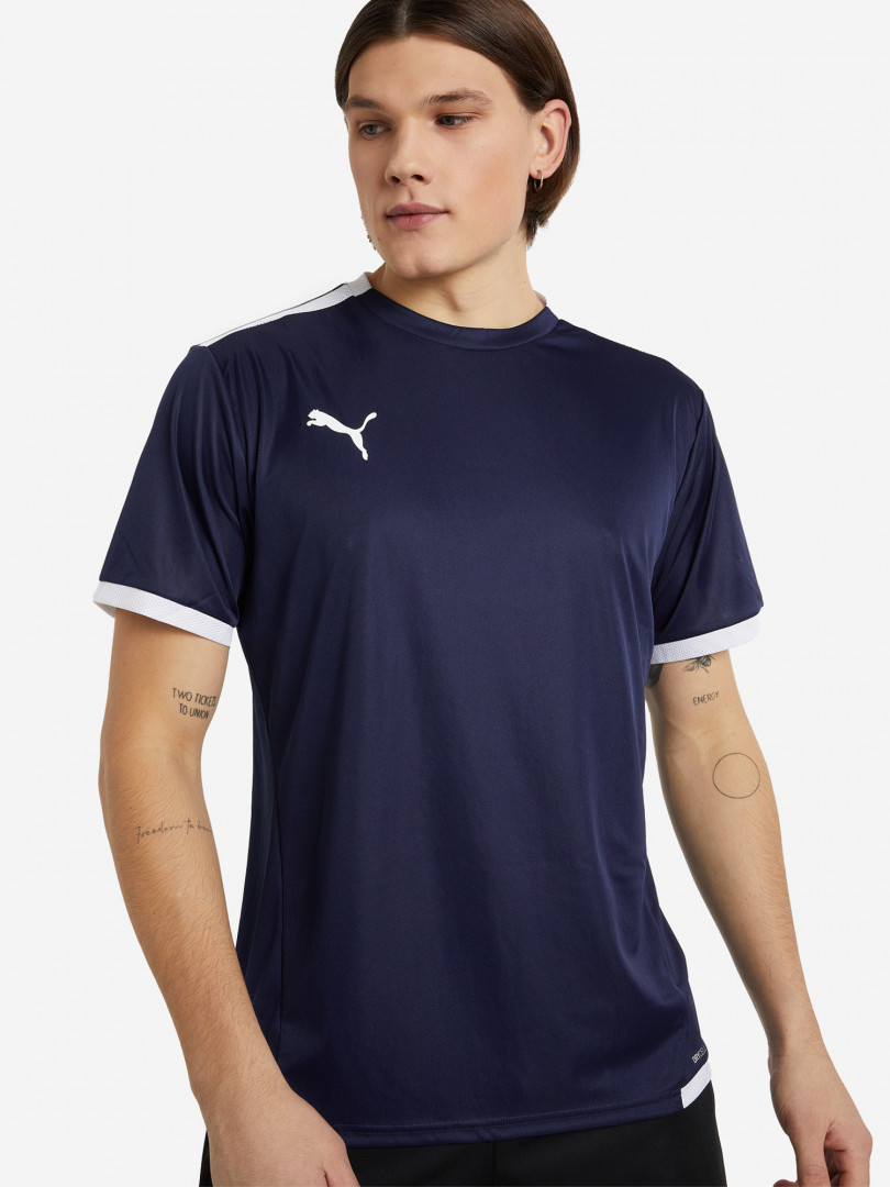 фото Футболка мужская puma teamliga, синий