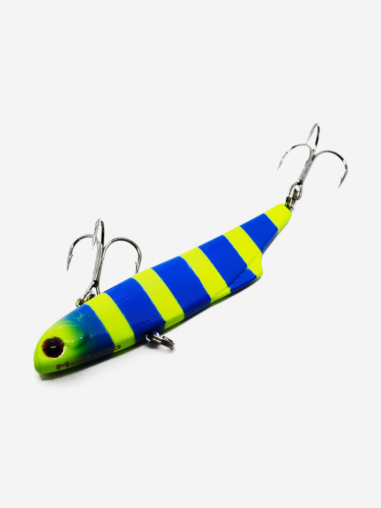 Воблер Mottomo Blade VIB 82S 21g Blue Chartreuse