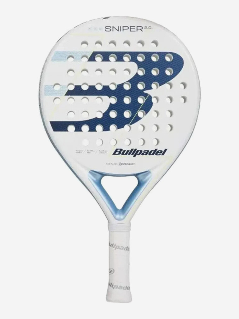 Ракетка для падела Bullpadel Sniper 2.0 White 2026 Woman
