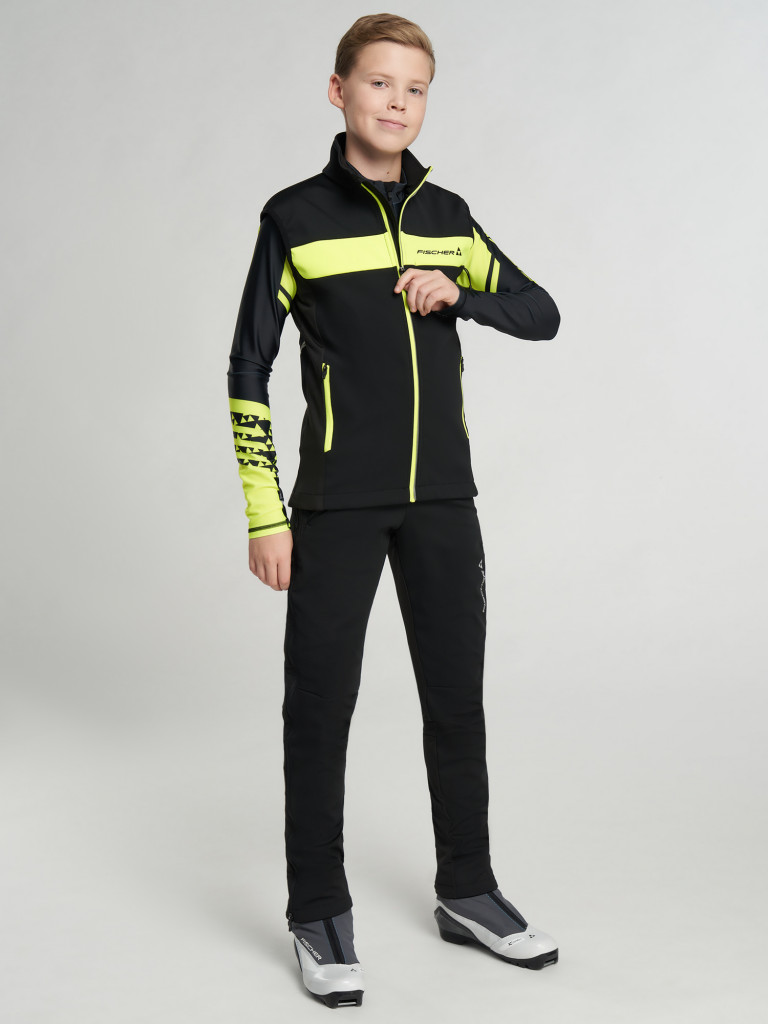Жилет для беговых лыж для мальчиков Fischer Softshell