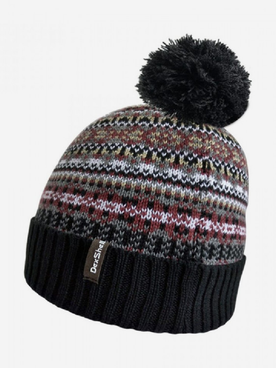 Шапка мужская Dexshell Beanie Fair Isle мембранная водонепроницаемая бини для охоты и рыбалки