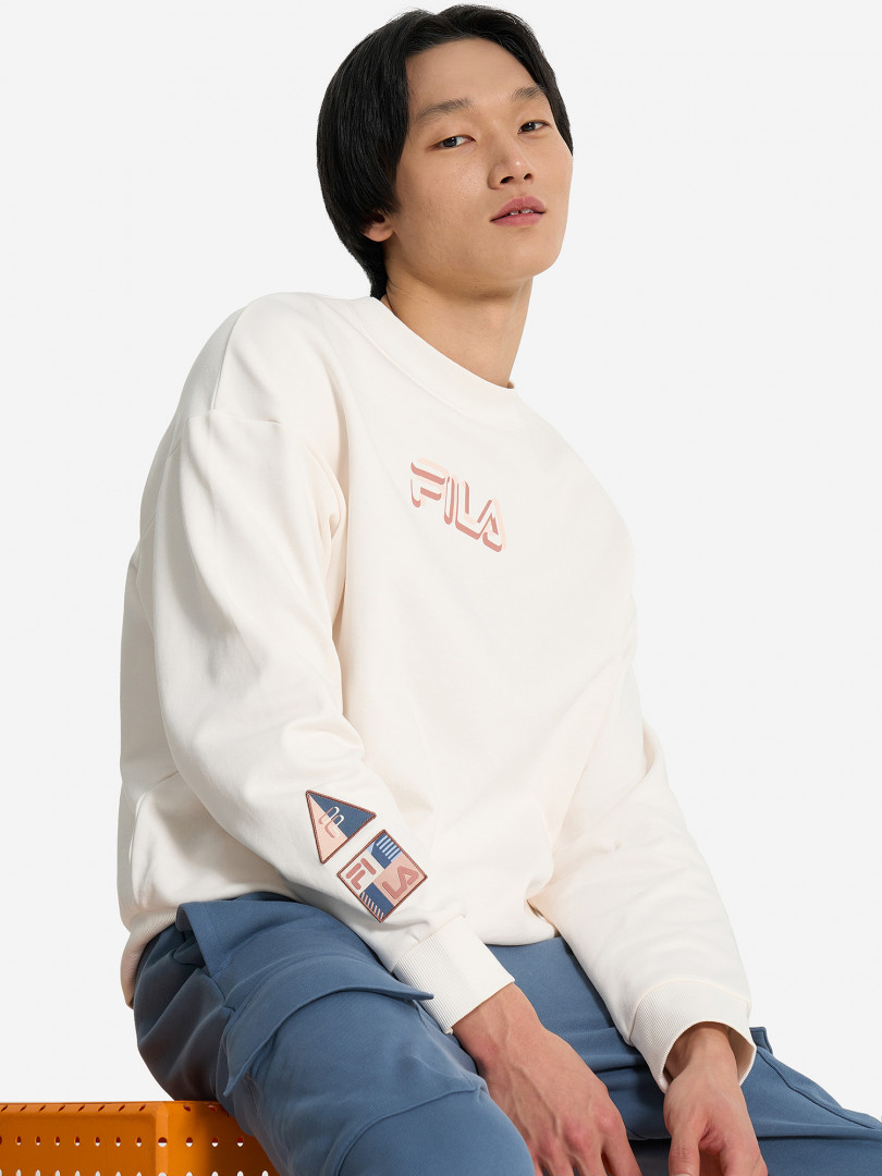 Свитшот мужской оверсайз FILA Бежевый 2499₽