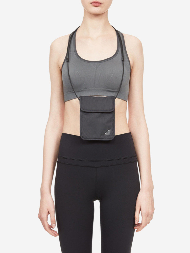 Потайной кошелек на шею Pacsafe Coversafe X75, Black