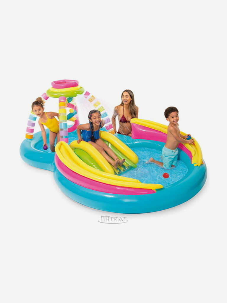 Игровой центр Intex 56137NP Радужная воронка, 2+ (295х191х109см)