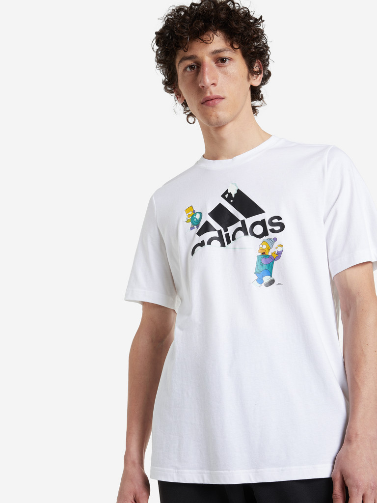 Футболка мужская Adidas Simpsons Snowball Fight Graphic