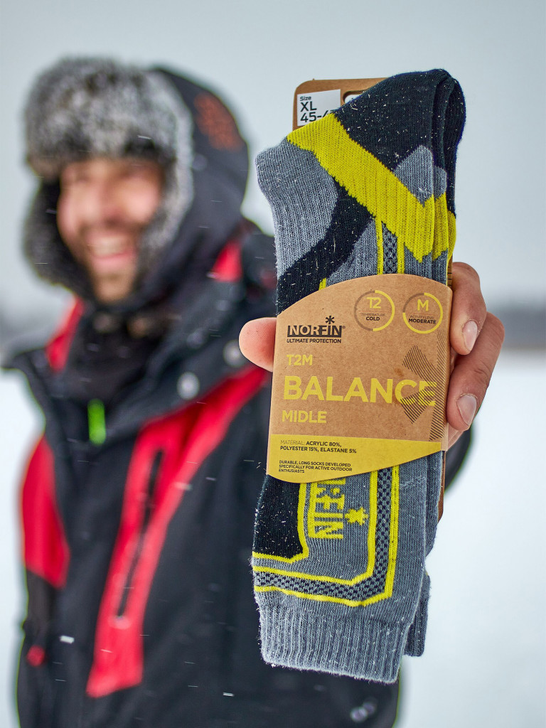 Термоноски Norfin T2M BALANCE MIDDLE для рыбалки и охоты