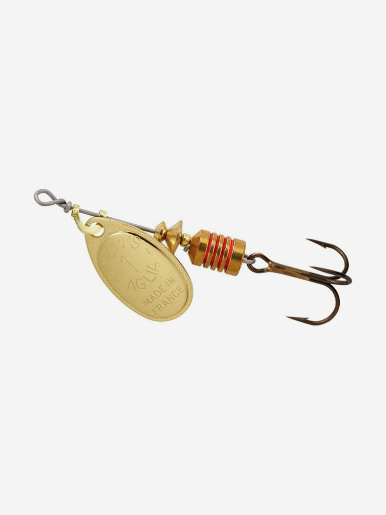Блесна для рыбалки вертушка Mepps AGLIA 1, Gold, комплект из 5 штук