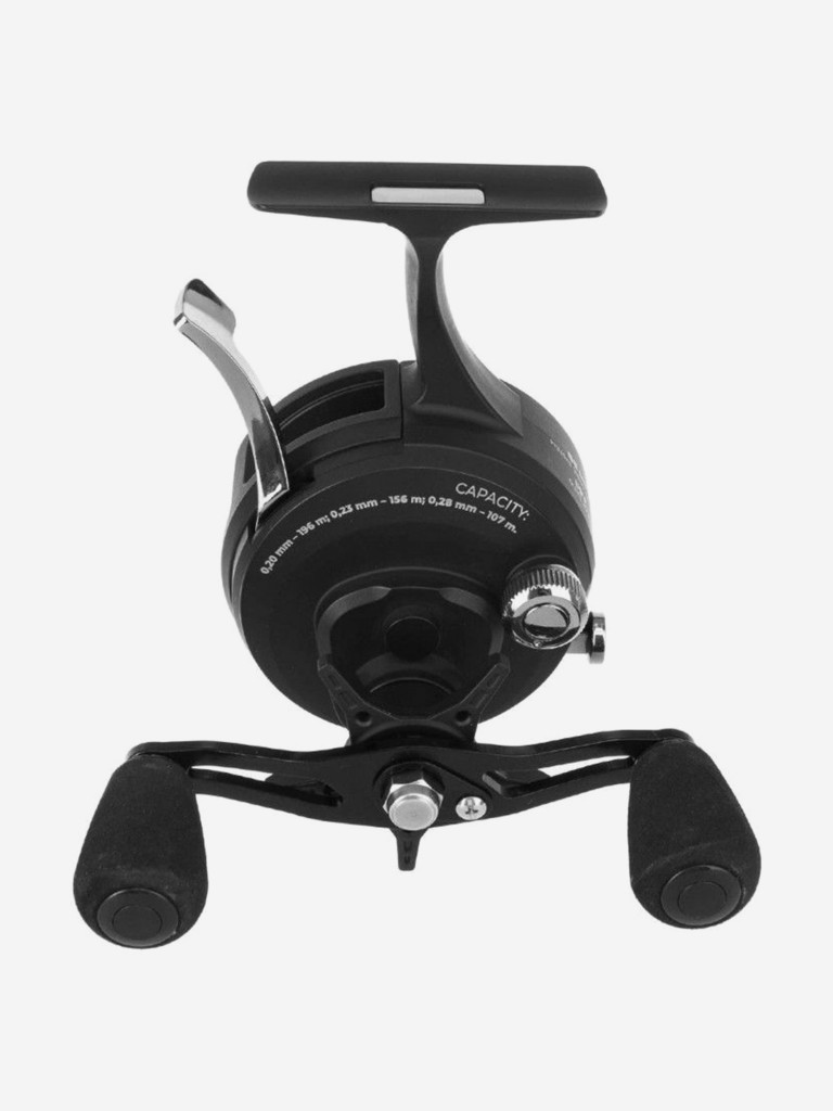 Катушка мультипликаторная зимняя Helios Cord LH, 4+1 подшипник (HS-DFS70-L)