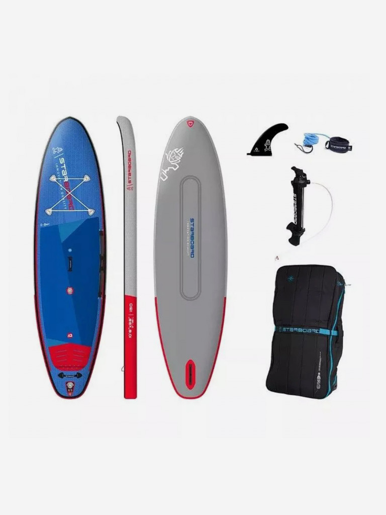 Сапборд надувной двухслойный Starboard iGO Deluxe Dc 10.8х33х6, 325x84x15 см