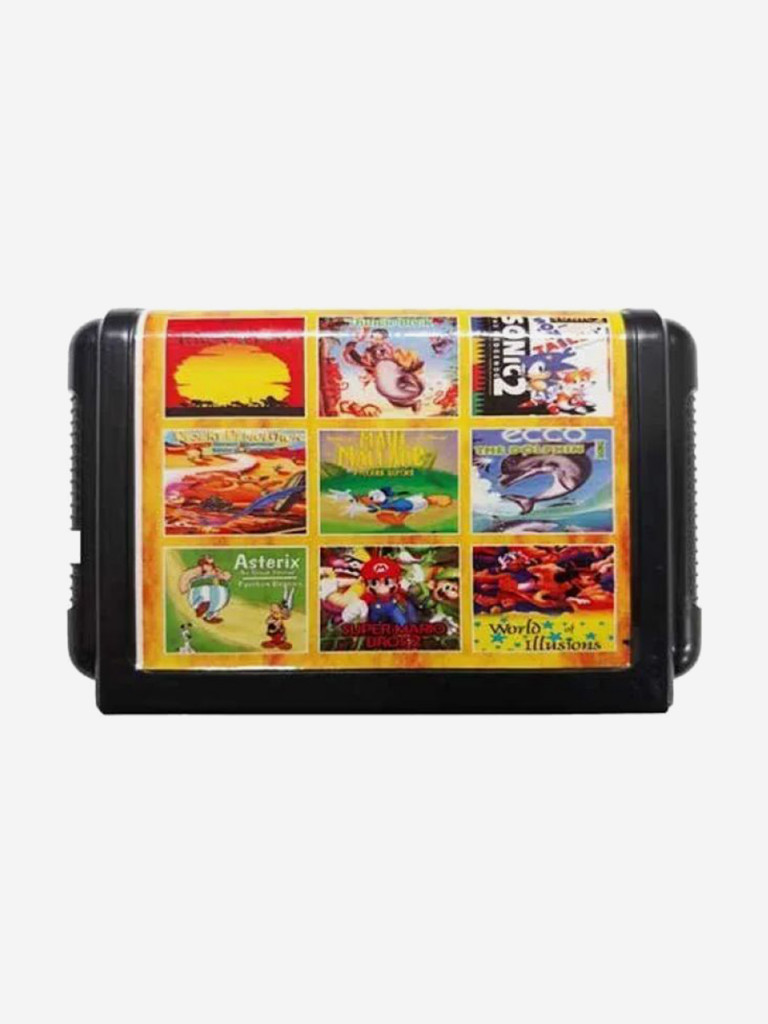 Картридж игровой DVTech 9 игр для детей 16bit