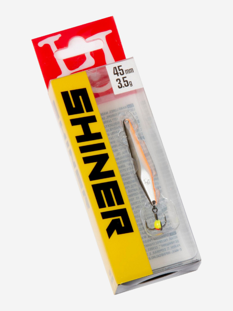 Блесна вертикальная зимняя Lucky John SHINER, длина 45 мм Minnow, блистер