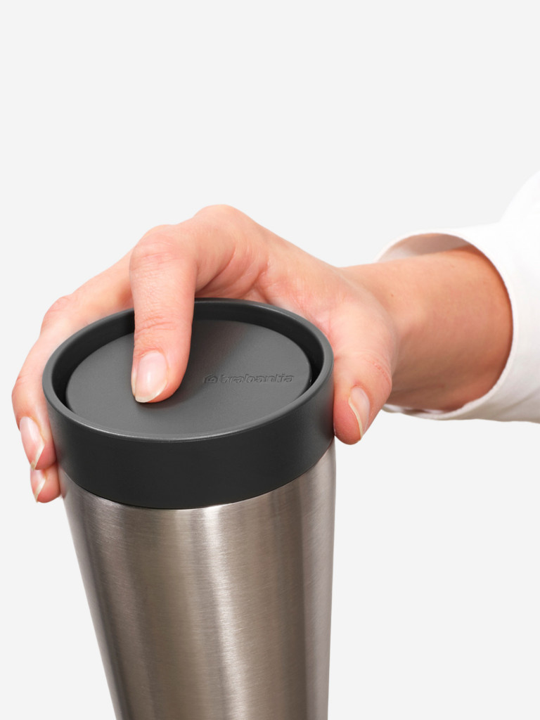 Термокружка Brabantia "Make&Take" 200мл темно-серый 228728