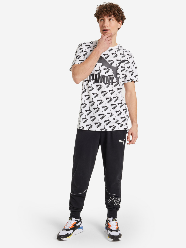 Футболка мужская PUMA AOP Logo Tee