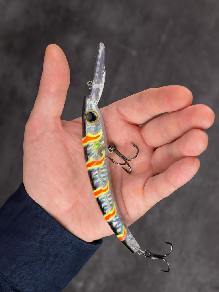 Воблер Akara Deep Snoop 120F минноу плавающий для троллинга на щуку, судака, сома 20гр A106