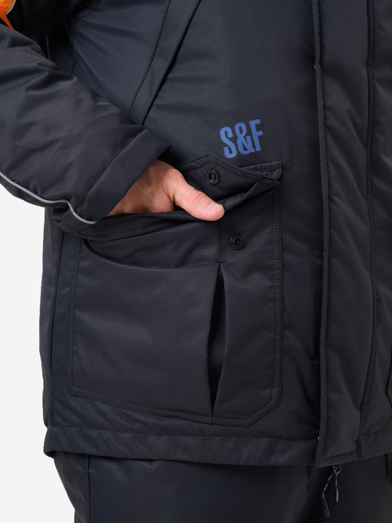 Костюм-поплавок Tritongear "Скиф" -40 Таслан, Черно-Оранжевый