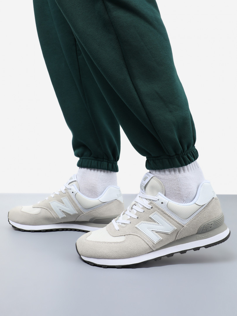 фото Кроссовки мужские new balance 574, бежевый