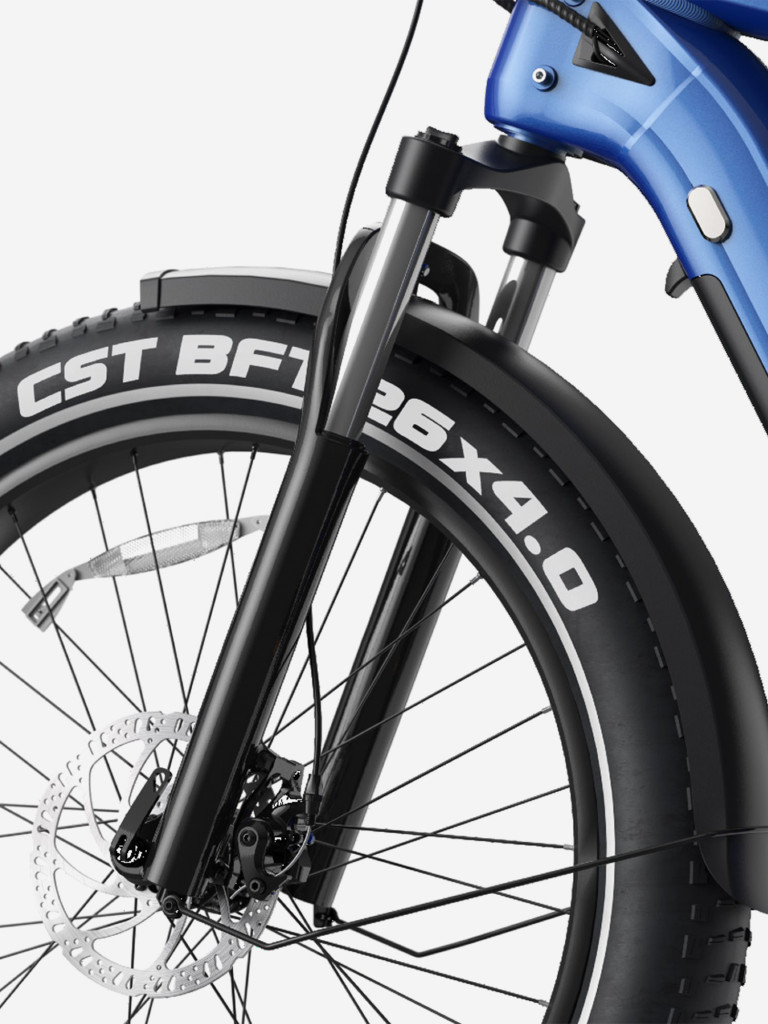 Электровелосипед на толстых шинах OKAI EB50 Ranger, 26"x4", 750W