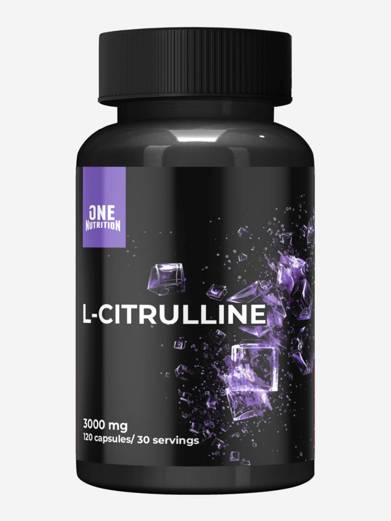 Цитруллин (L-Citrulline), One Nutrition, 3000 мг, 120 капсул