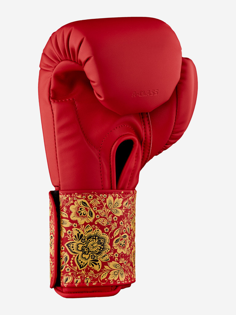 Тренировочные перчатки на липучке ULTIMATUM BOXING GEN7PRO-HTN KHOKHLOMA RED