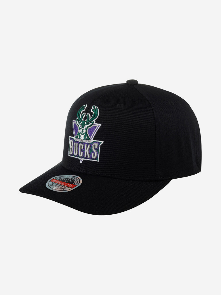 Бейсболка MITCHELL NESS HHSSINTL1245-MBUBLCK Milwaukee Bucks NBA (черный)