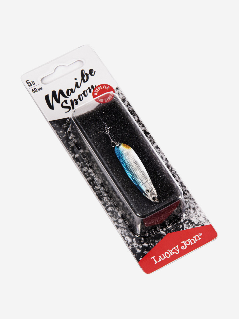 Блесна колеблющаяся Lucky John MAIBE SPOON, длина 40мм, вес 005.0г