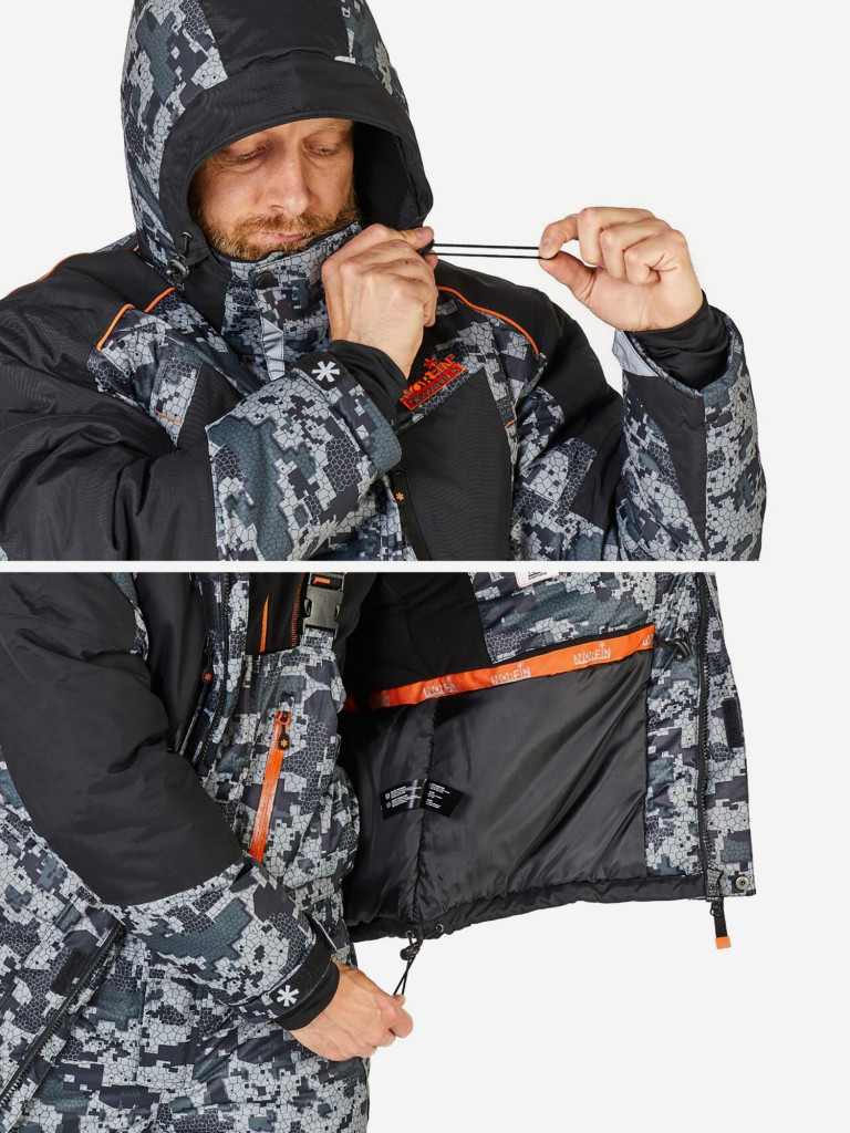 Костюм мужской Norfin DISCOVERY 2 LE CAMO 45230 зимний для рыбалки и охоты