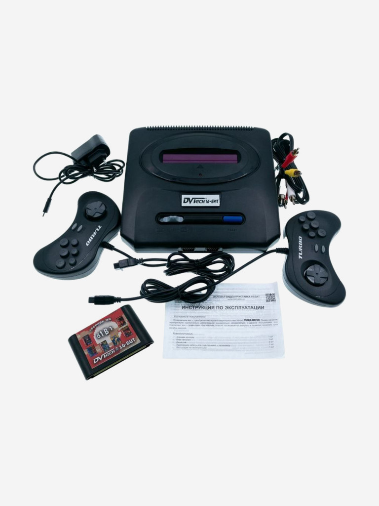 Игровая приставка 16-бит DVTech MD (300 игр)