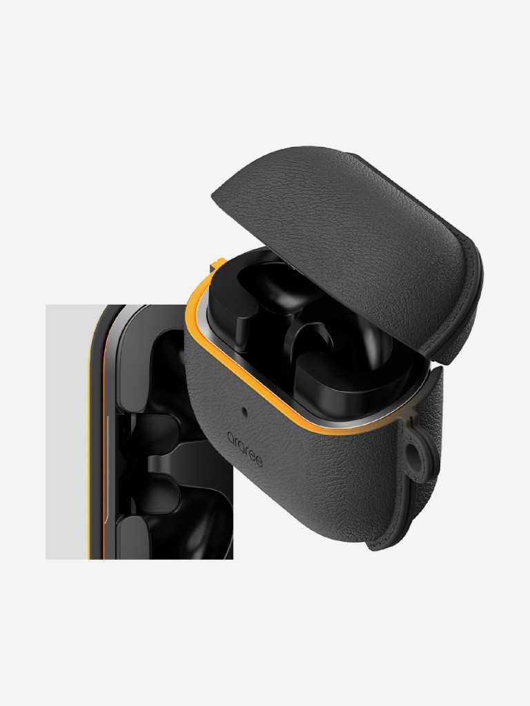 Чехол силиконовый Araree POPS для Samsung Galaxy Buds3/Buds3Pro, черный 4298