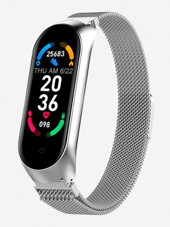Смарт-часы BandRate Smart BRSM66BSWB с фитнес-трекером, интерактивной музыкой, трекером сна