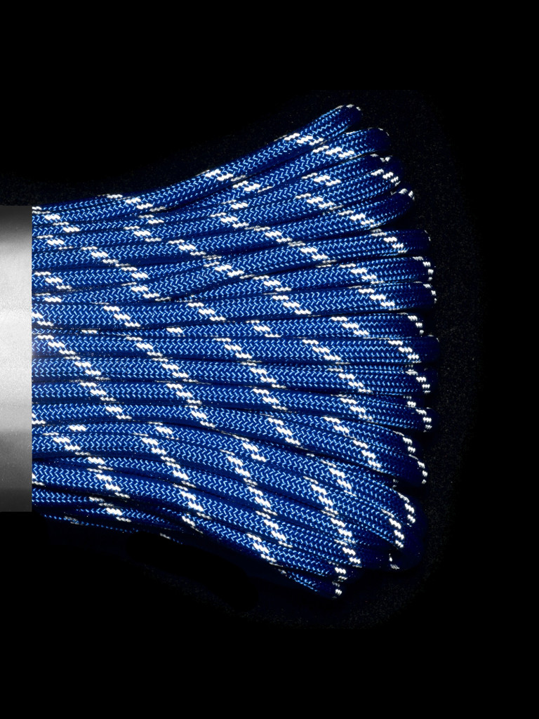 Паракорд 550 CORD nylon 30м RUS световозвращающий (ultramarine blue)