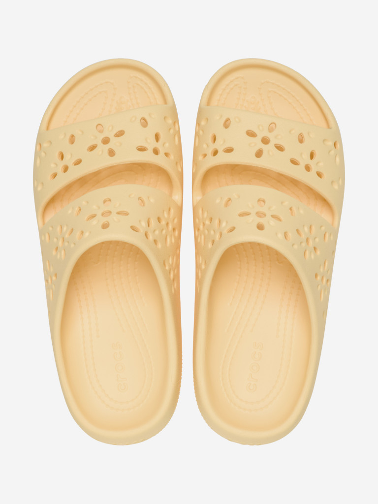 Шлепанцы женские Crocs Classic Floral Cut Out