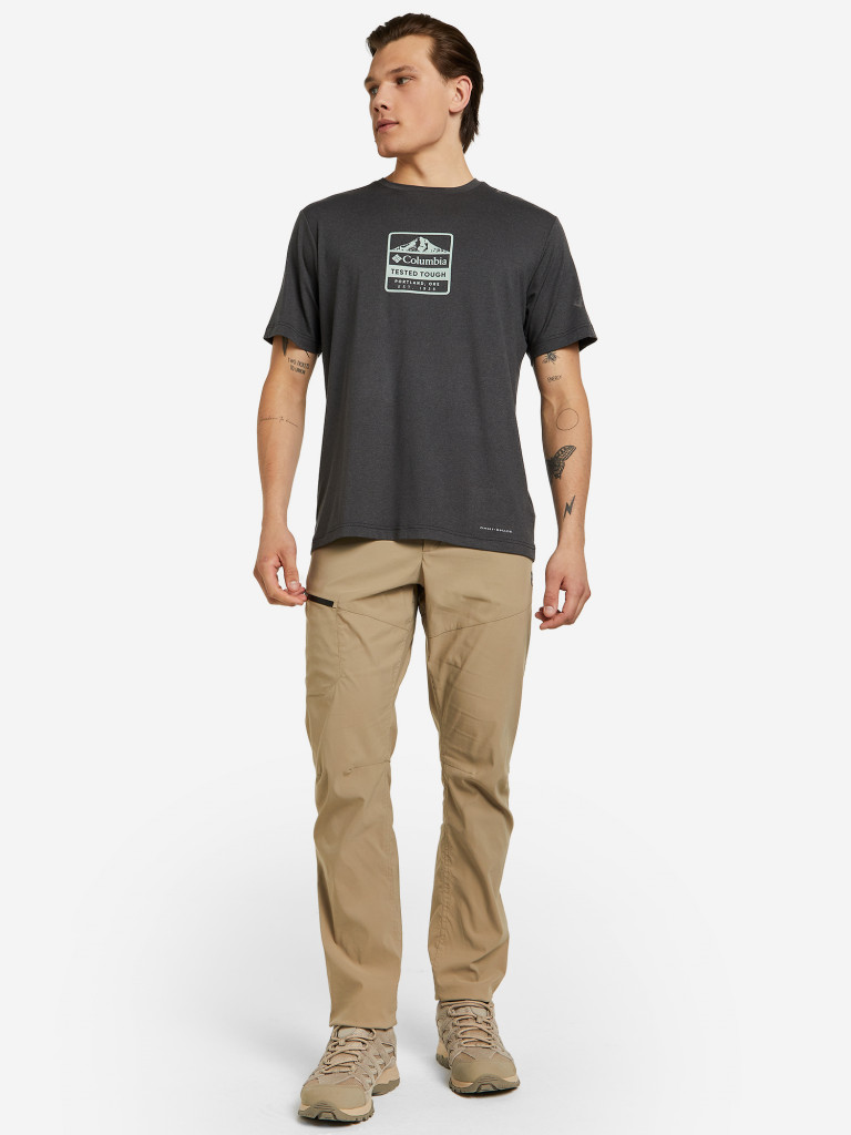 Футболка мужская Columbia Tech Trail Front Graphic SS Tee
