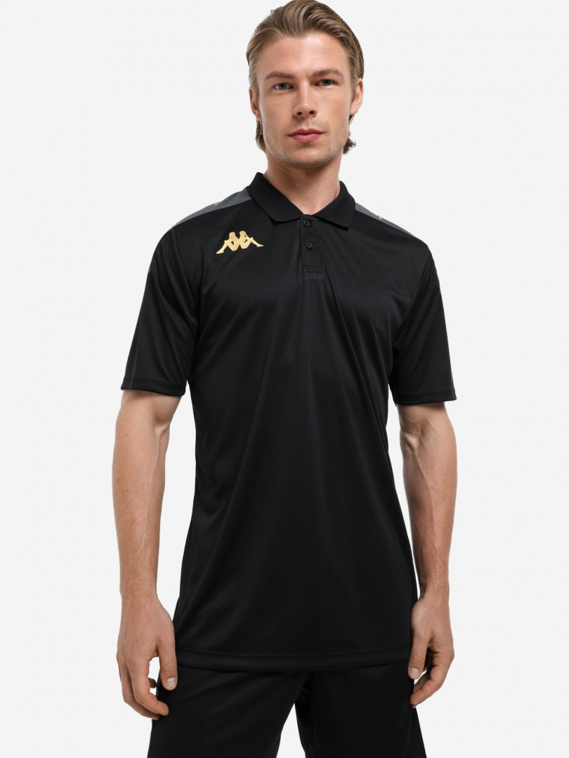 фото Поло мужское kappa, черный