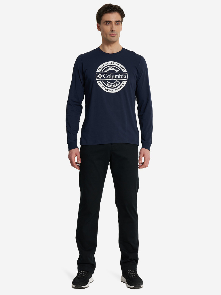 Лонгслив мужской Columbia Rockaway River Graphic Ls Tee