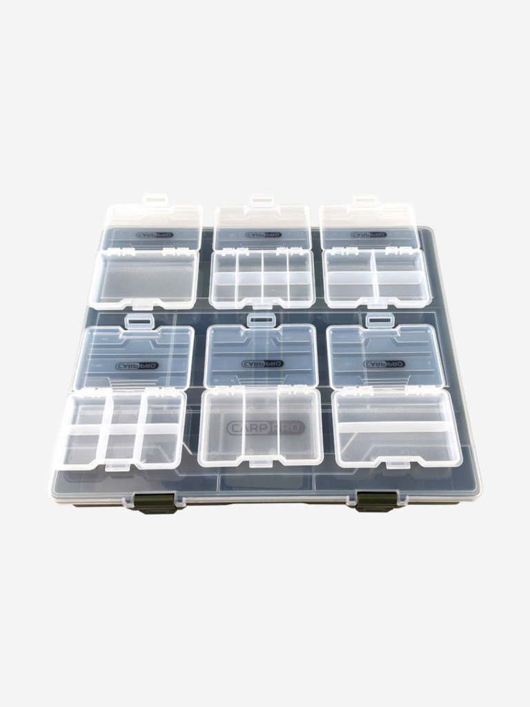 Коробка карповая Large Tackl комплект 1+6 коробок CARP PRO 365x310x58мм